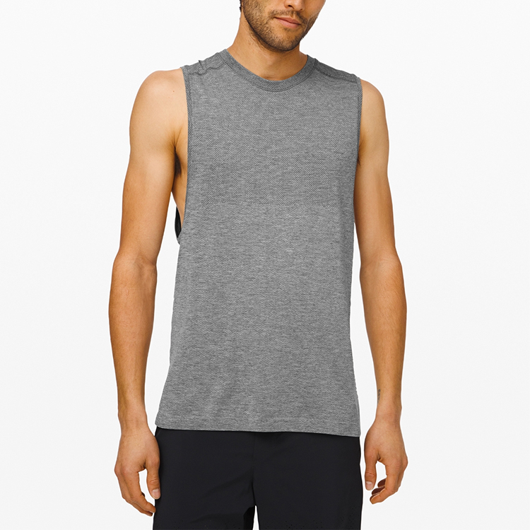 Fitted crew-neck tank